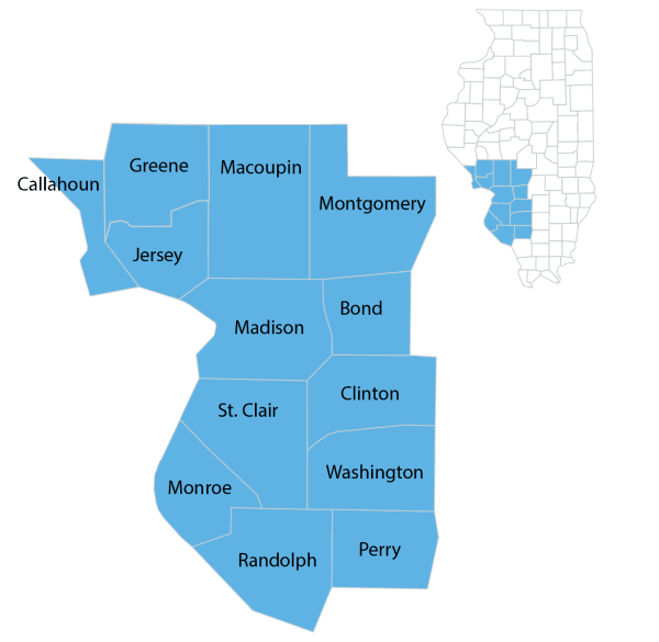 crisis line active in 13 Illinois counties